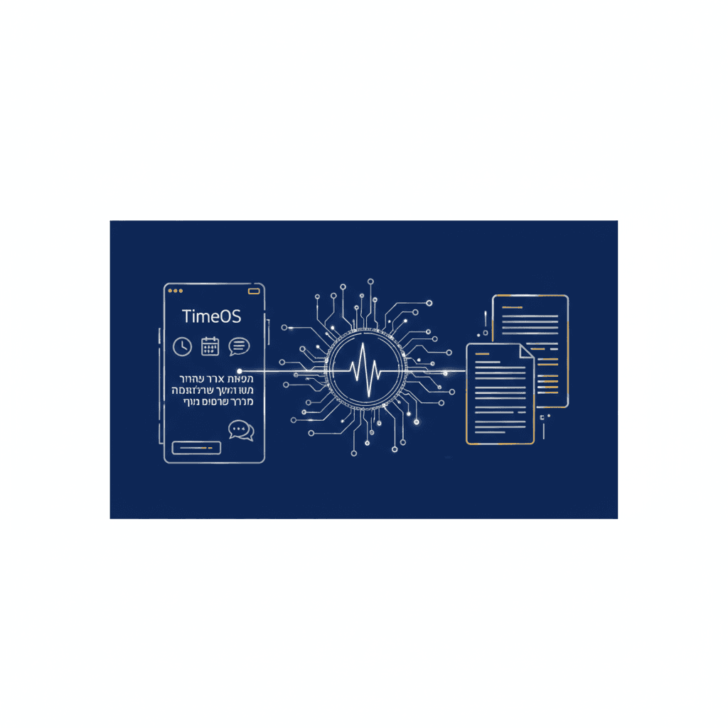 TimeOS: בינה מלאכותית לרפואה - חוסך זמן, מפיק תובנות